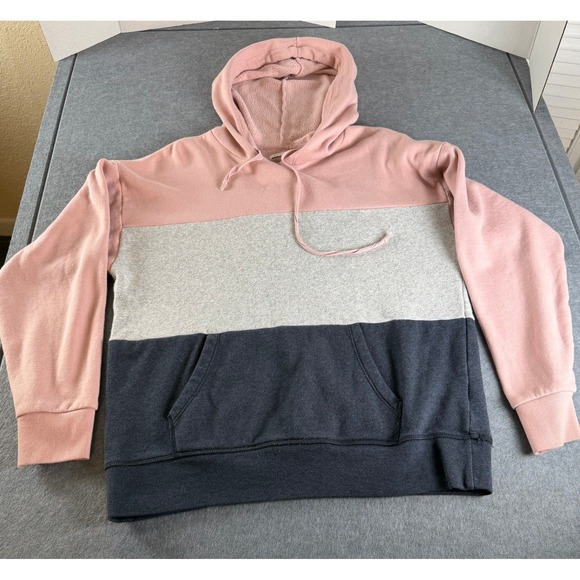 American Eagle Outfitters Tops - Athleisure Cozy American Eagle Hoodie Medium Colorblock Fleece Sweatshirt Casual